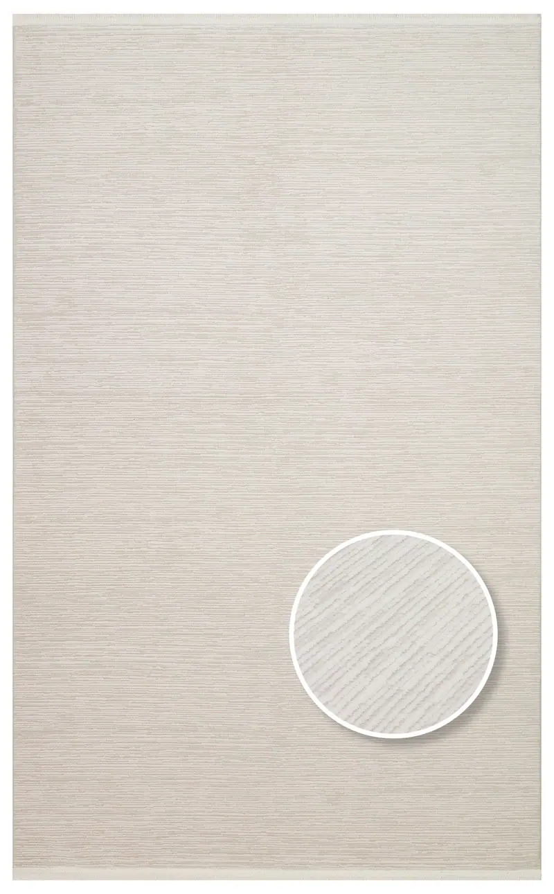 SHADE SHD PLAIN Krem - Sade ve Modern Akrilik Makine Halısı