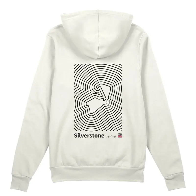 Silverstone Circuit Artwork Oversize Hoodie