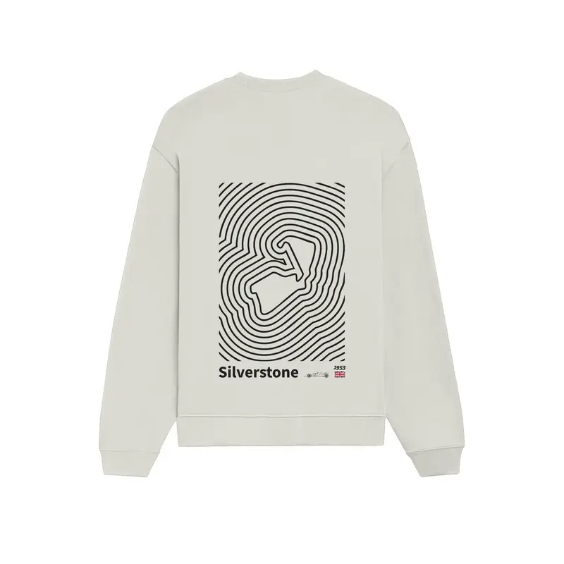 Silverstone Circuit Artwork Oversize Sweatshirt