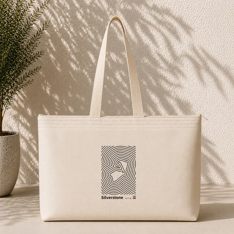 Silverstone Circuit Artwork Weekend Tote Bag