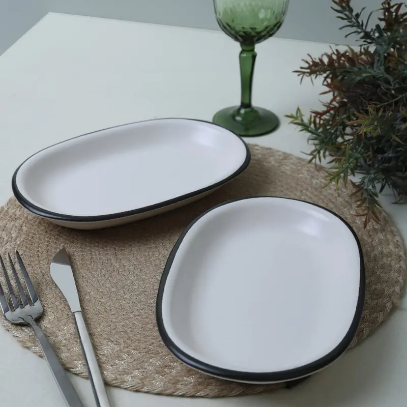 Simply Hitit Kayık Tabak 22cm 2 Adet