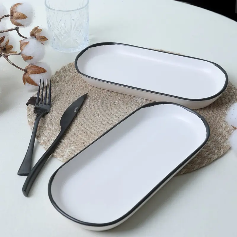 Simply Noyan Kayık Tabak 26cm 2 Adet