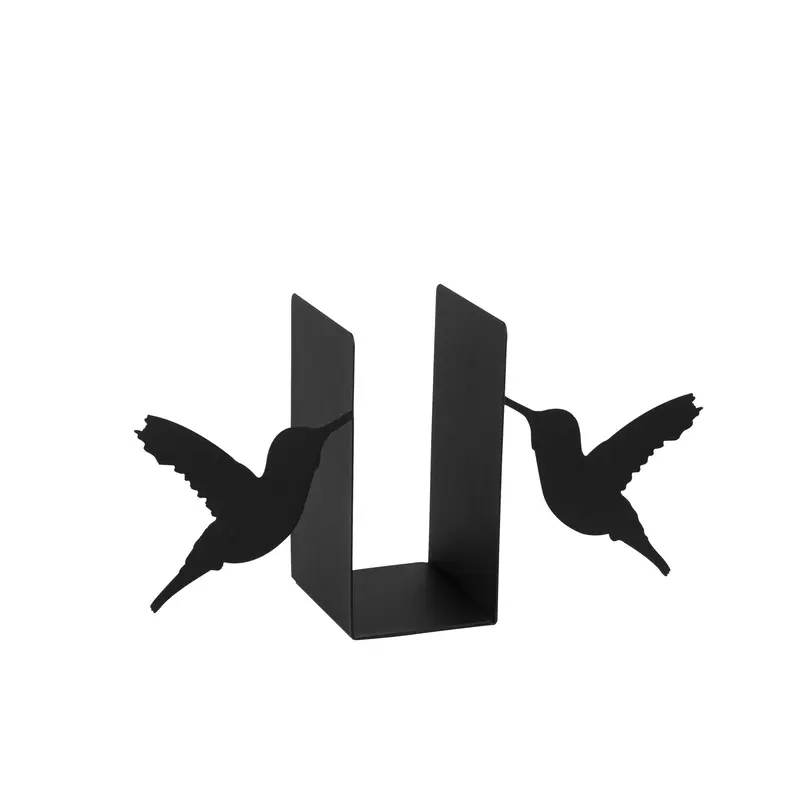 Sinekkuşu Metal Kitap Tutucu - Siyah