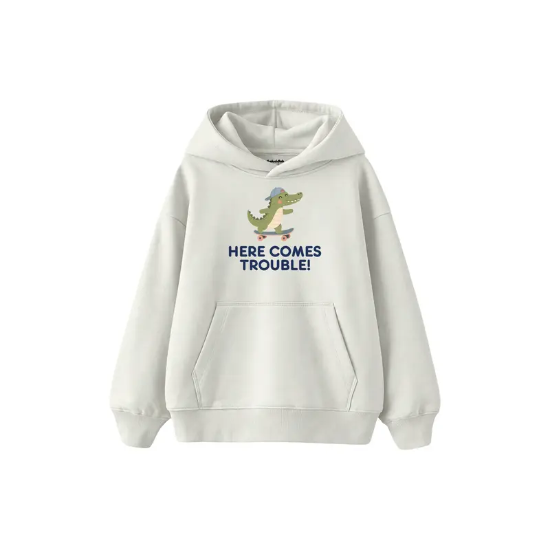 Skater Crocodile Çocuk Hoodie
