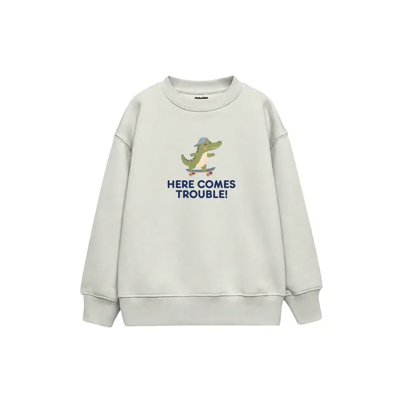 Skater Crocodile Çocuk Sweatshirt