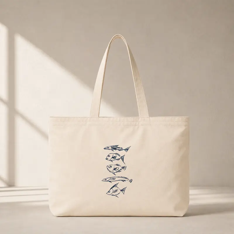 Sketches of Fish Club Tote Bag