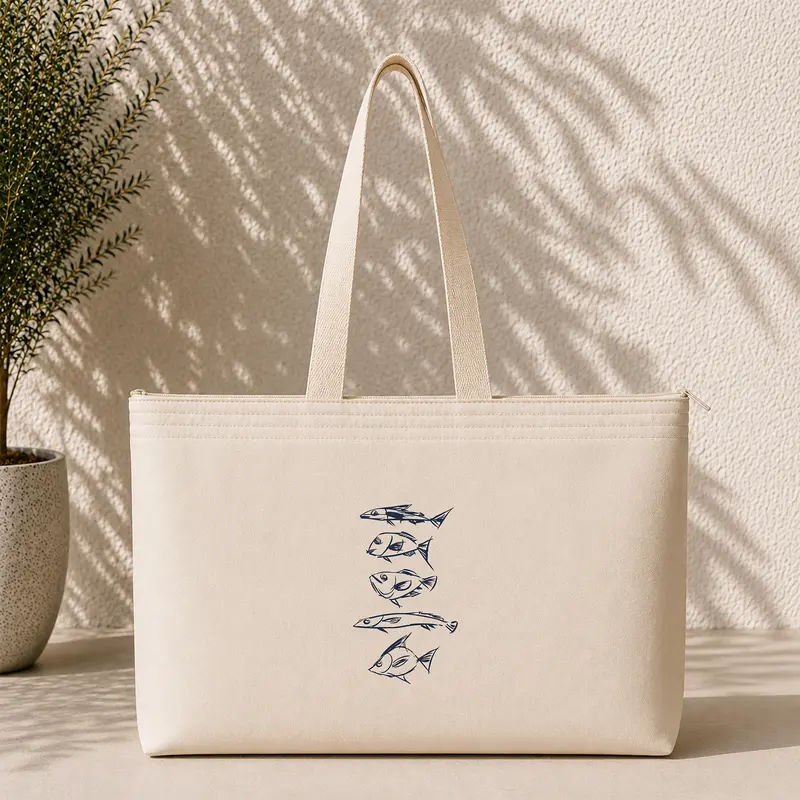 Sketches of Fish Weekend Tote Bag