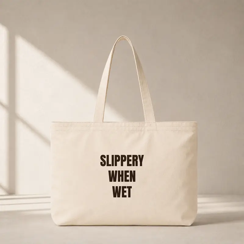 Slippery When Wet Club Tote Bag