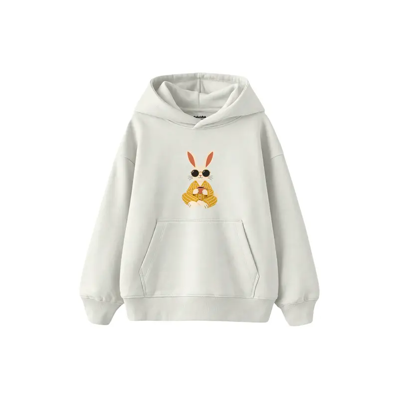 Slow Morning Bunny Çocuk Hoodie