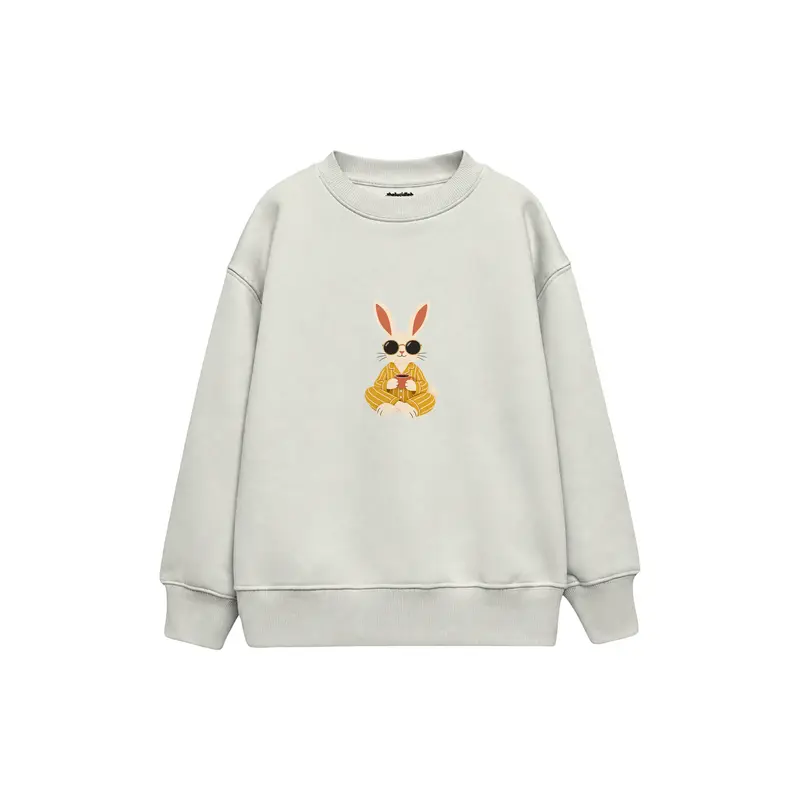Slow Morning Bunny Çocuk Sweatshirt