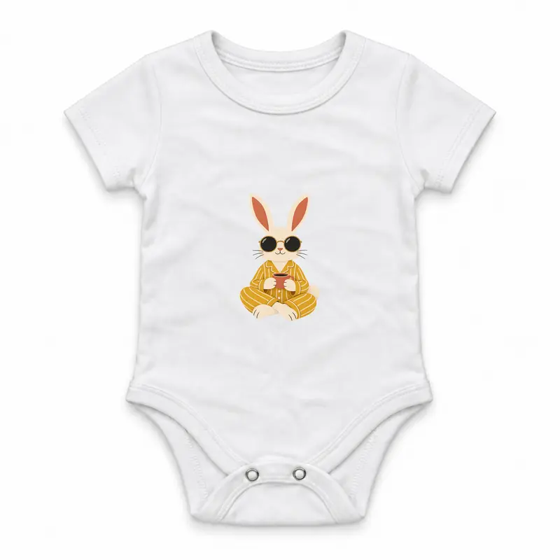 Slow Morning Bunny Çıtçıtlı Body