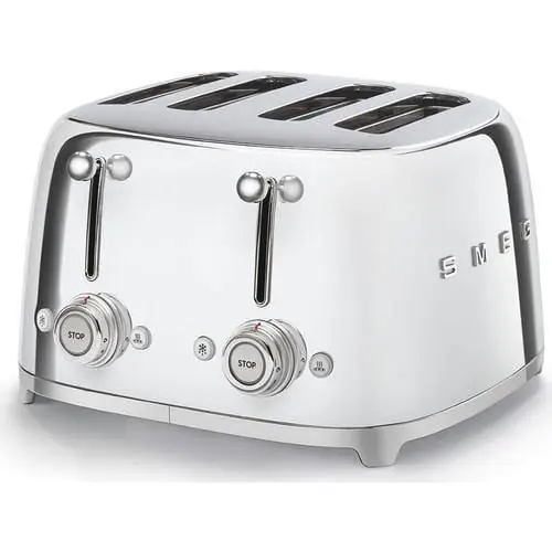Smeg Krom 4x4 Ekmek Kızartma Makinesi Tsf03sseu