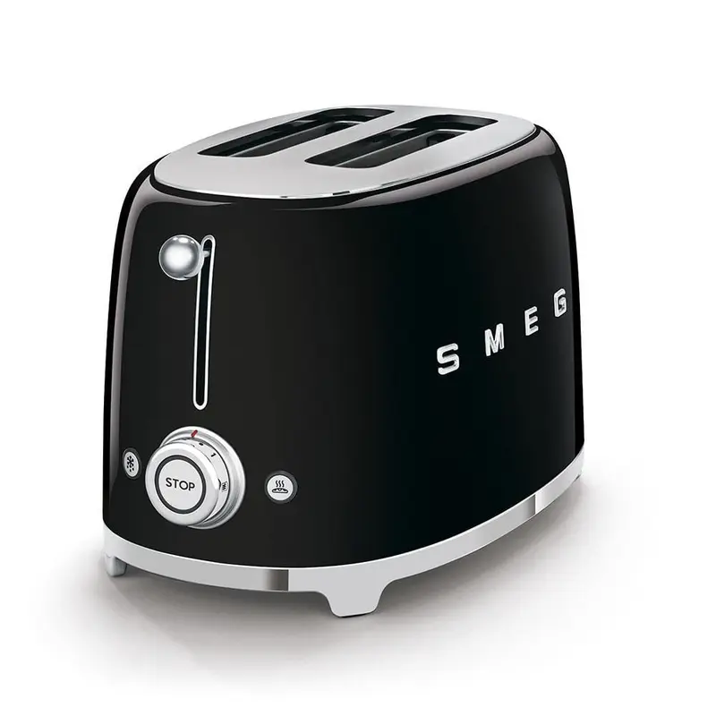 Smeg Siyah 1x2 Ekmek Kızartma Makinesi Tsf01bleu