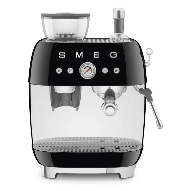 Smeg Siyah Kahve Öğütücülü Espresso Makinesi Egf03Bleu