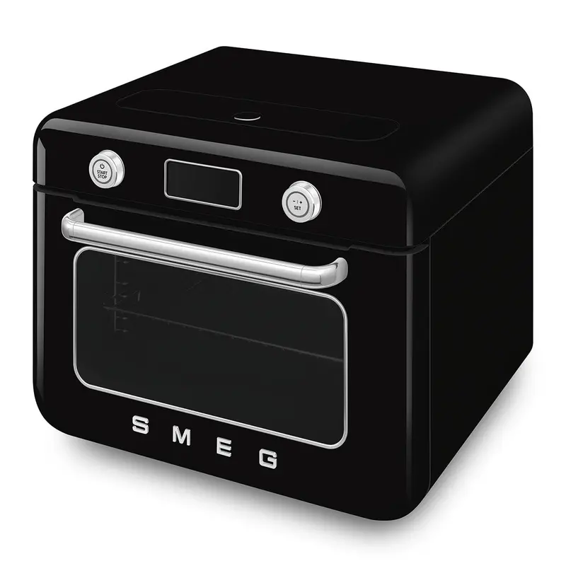 Smeg Siyah Tezgah Üstü Buharlı Mini Fırın COF01BLEU