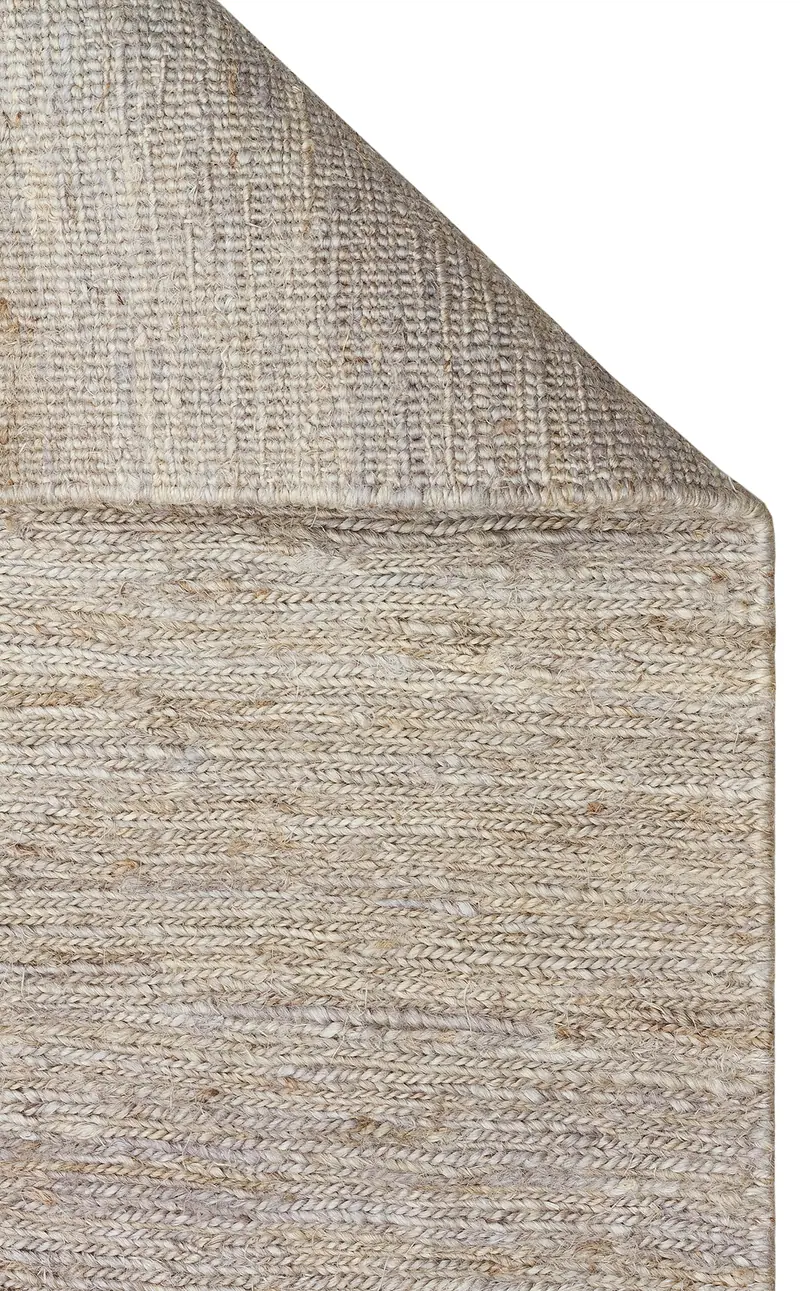 SMK PLAIN GREY - SOUMAK - Soumak Örgülü Naturel Kendir Halı