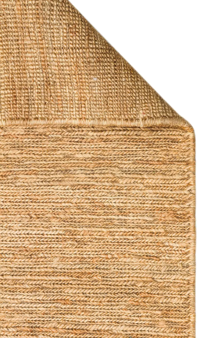 SMK PLAIN NATURAL  - SOUMAK - Soumak Örgülü Naturel Kendir Halı