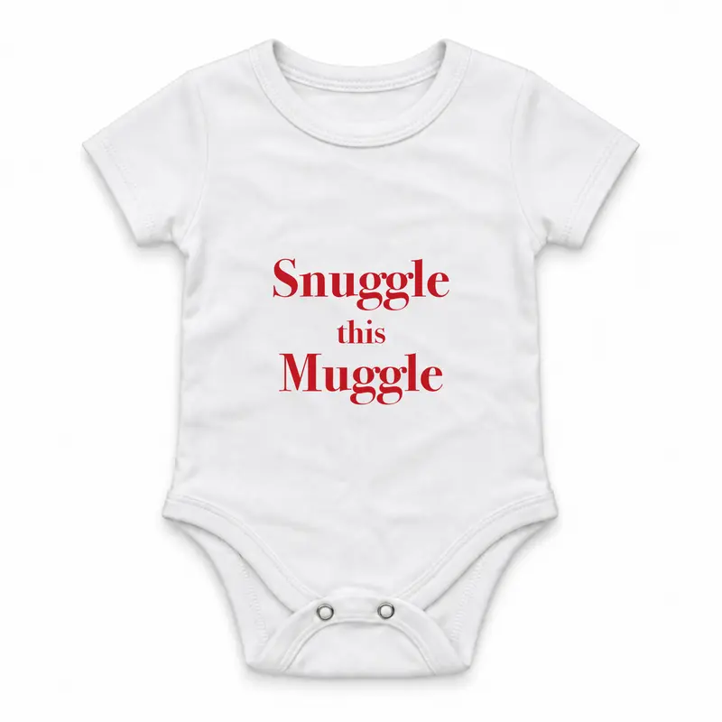 Snuggle This Muggle Çıtçıtlı Body