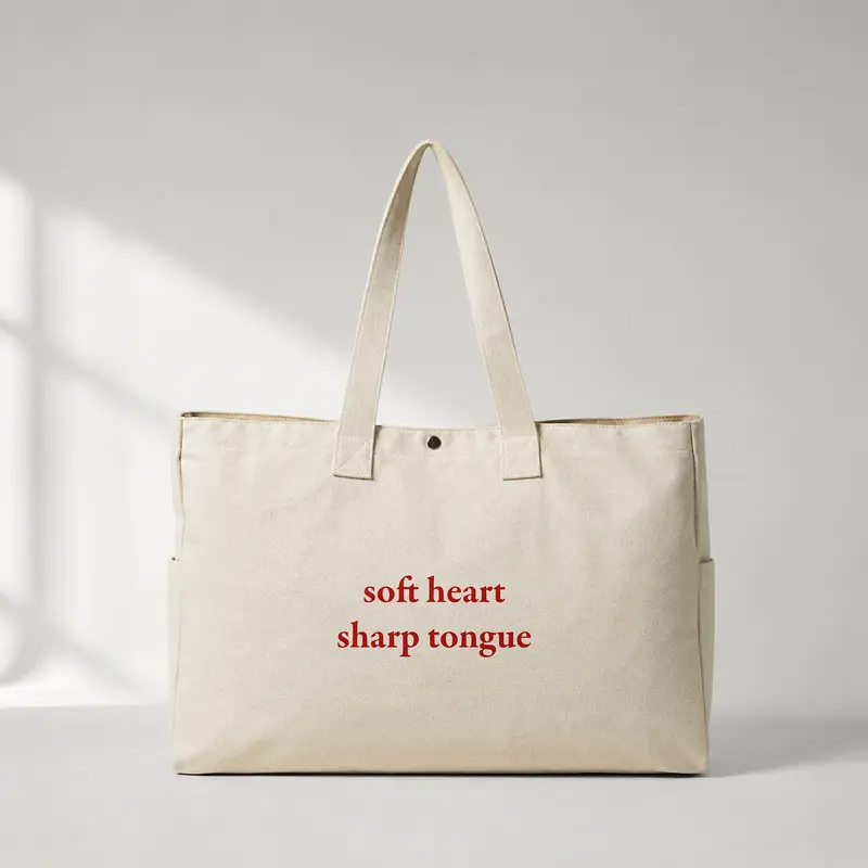 Soft Heart Sharp Tongue Daily Tote Bag
