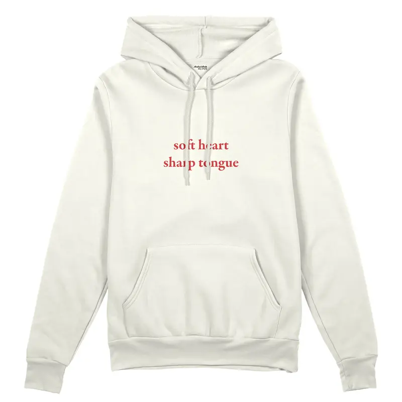 Soft Heart Sharp Tongue Oversize Hoodie