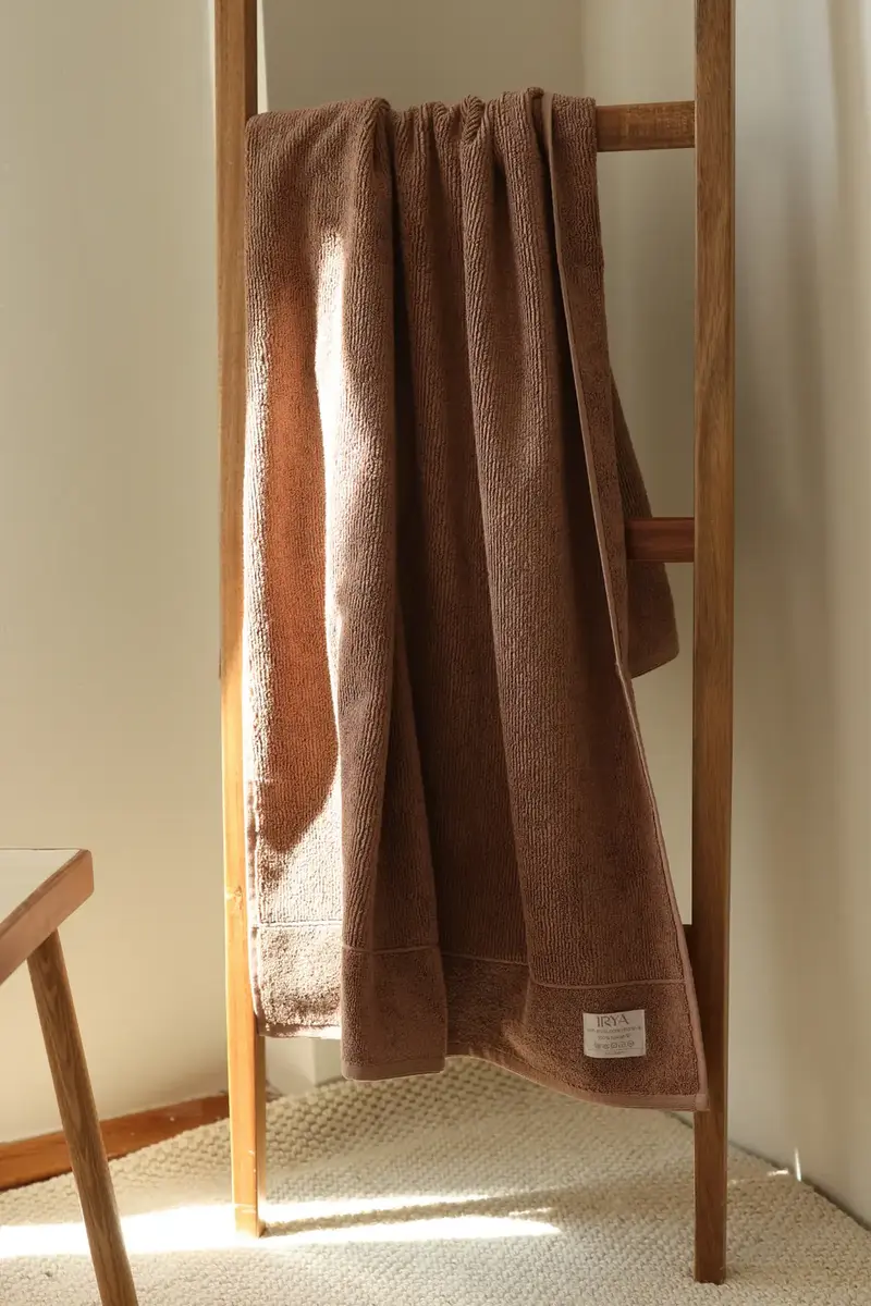Solena Banyo Havlusu 70x140cm Kahve