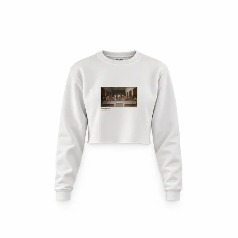 Son Akşam Yemeği Crop Sweatshirt