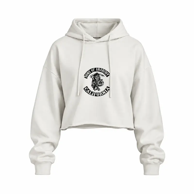 Sons of Anarchy Oversize Crop Hoodie