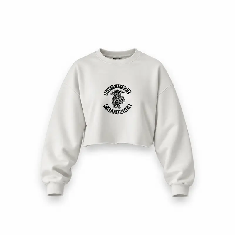 Sons of Anarchy Oversize Crop Sweatshirt