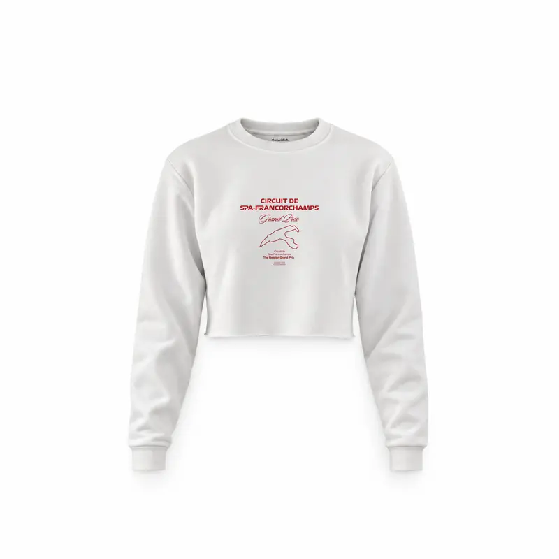 Spa-Francorchamps Grand Prix Crop Sweatshirt