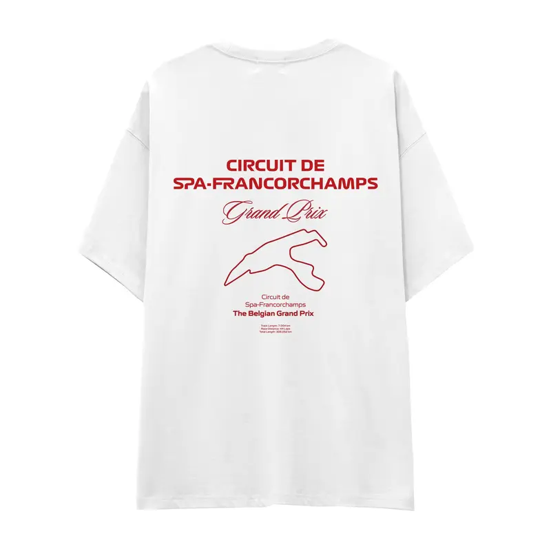 Spa-Francorchamps Grand Prix Oversize Tişört