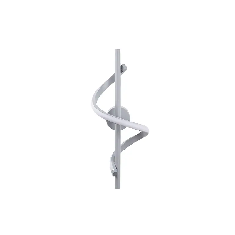 Spiral Modern Metal Aplik - Gri