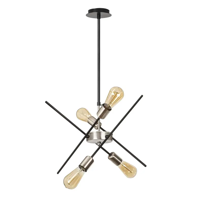 Sputnik Metal Avize Modern - Siyah