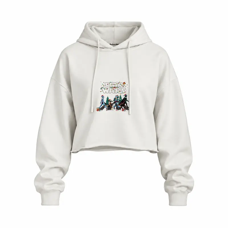 Star Wars Abbey Road Walk Oversize Crop Hoodie
