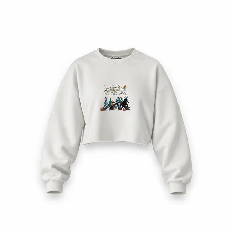 Star Wars Abbey Road Walk Oversize Crop Sweatshirt