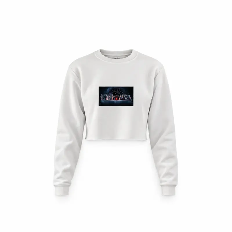 Star Wars Last Supper Crop Sweatshirt