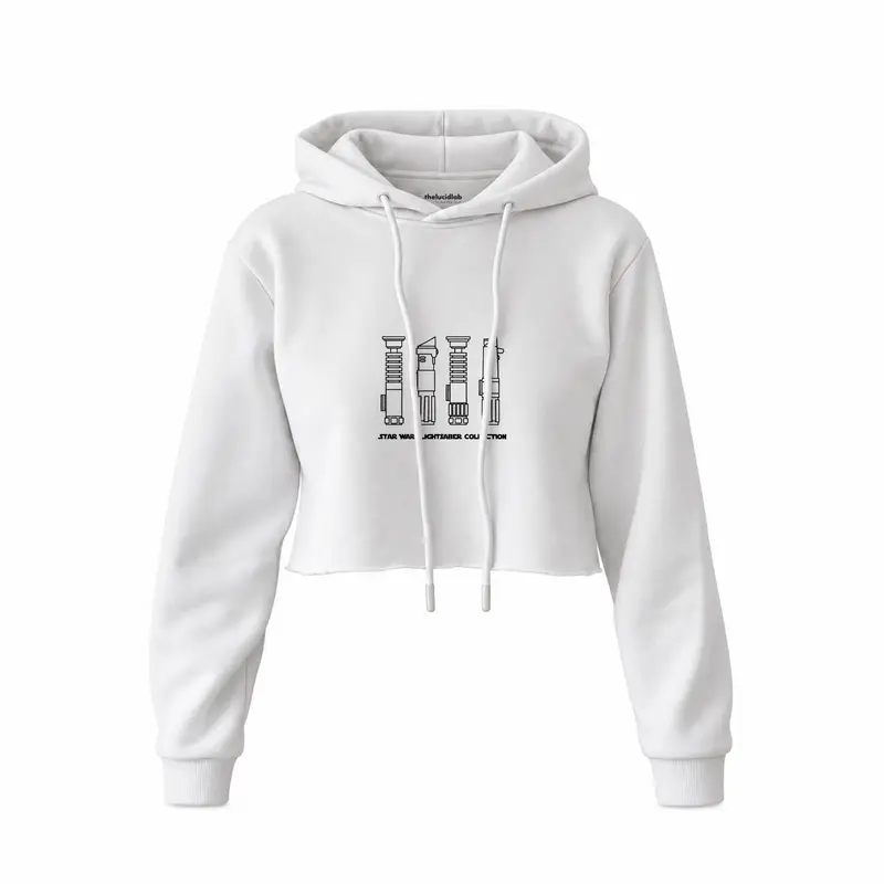 Star Wars Lightsaber Collection Crop Hoodie