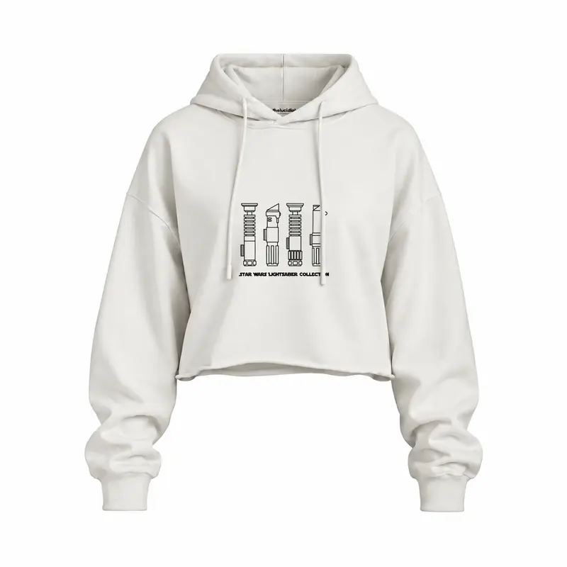 Star Wars Lightsaber Collection Oversize Crop Hoodie