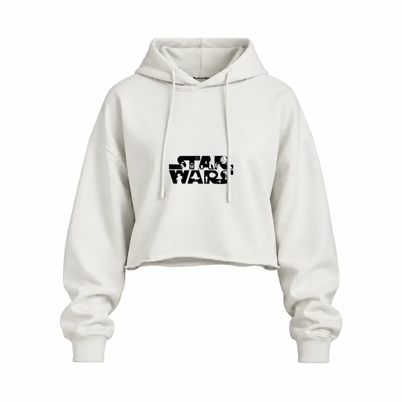Star Wars Oversize Crop Hoodie