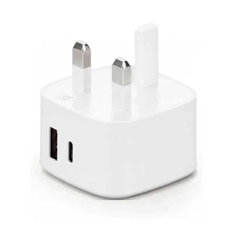 Status 3A 20W USB-A & USB-C Girişli Beyaz Hızlı Şarj Adaptörü Priz