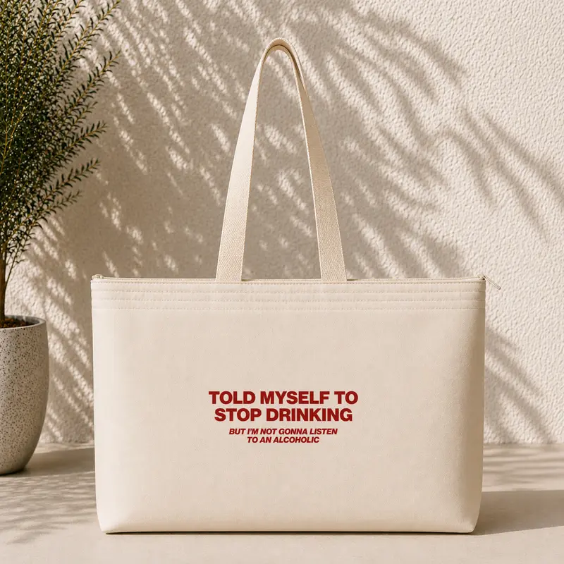 Stop Drinking Weekend Tote Bag