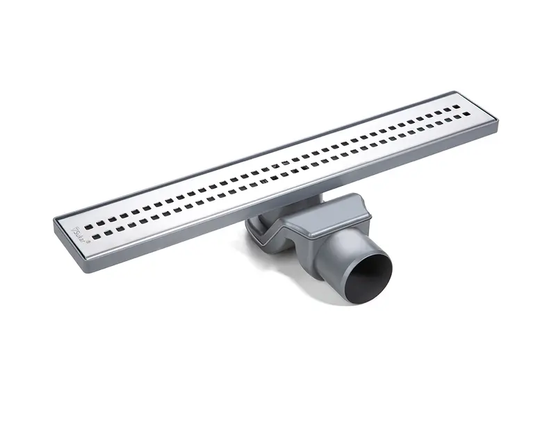 Sukar Line/4E Cube Izgaralı Lineer Duş Kanalı Paslanmaz Çelik Izgaralı Plastik Kasalı Yalıtım Eteksiz