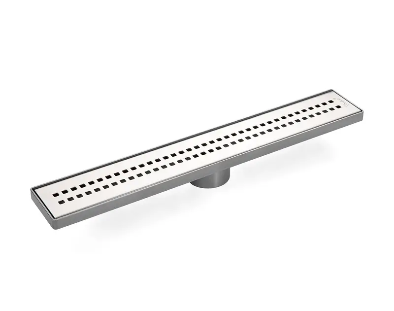 Sukar Line/6E Cube Izgaralı Lineer Duş Kanalı Plastik Kasalı Kokumatik Koku Önleyicili
