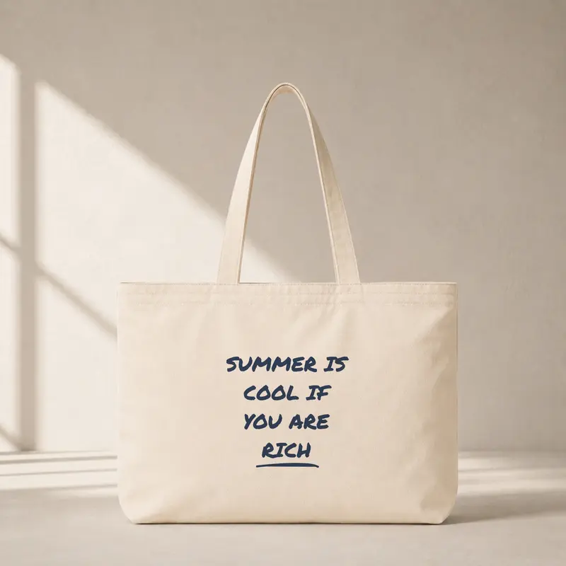 Summer Is Cool If You're Rich Club Tote Bag