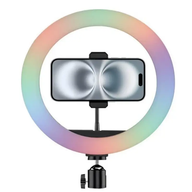 Sunix 36 Cm RGB Halka Işık Led Tripod Zemin Standı