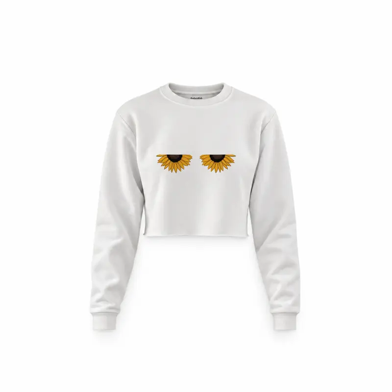 Sunny Side Up Crop Sweatshirt