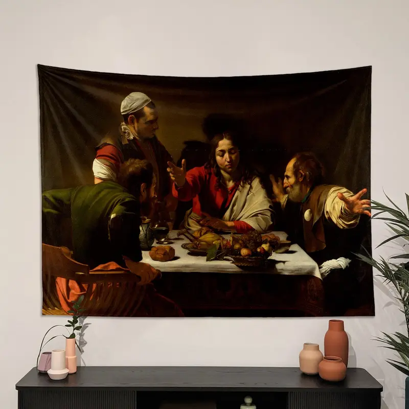 Supper at Emmaus Duvar Örtüsü
