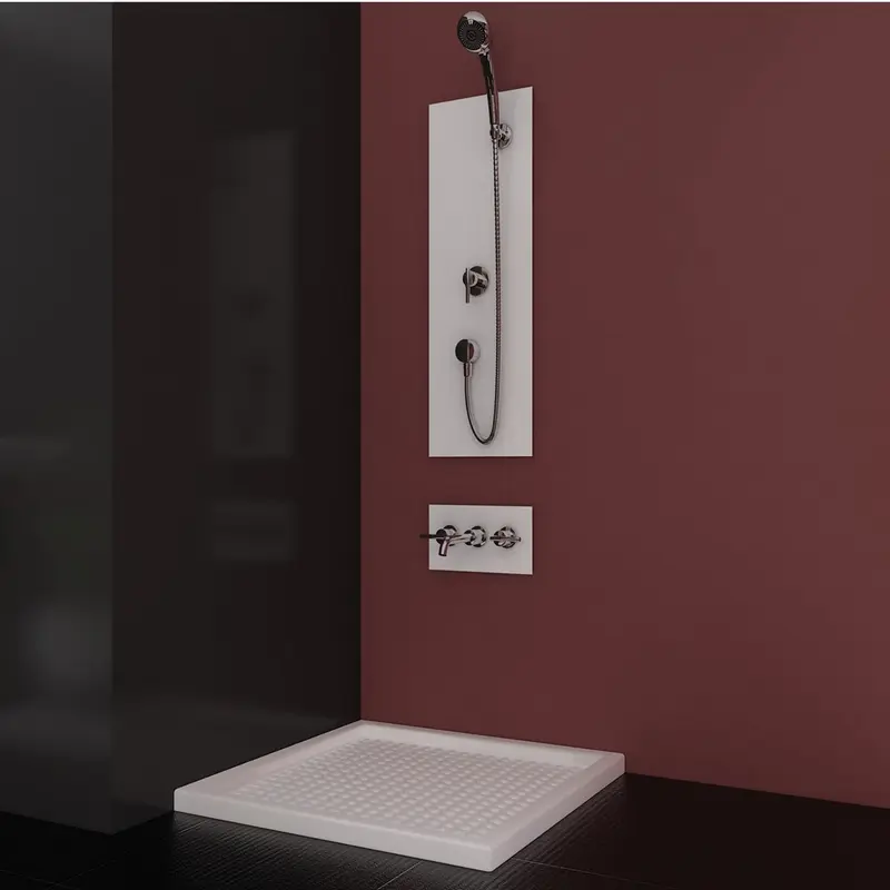 Sırduş 100x100x6 Kare Flat Duş Teknesi