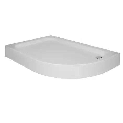 Sırduş 100x80x12 Asimetrik Monoblok Sağ Duş Teknesi