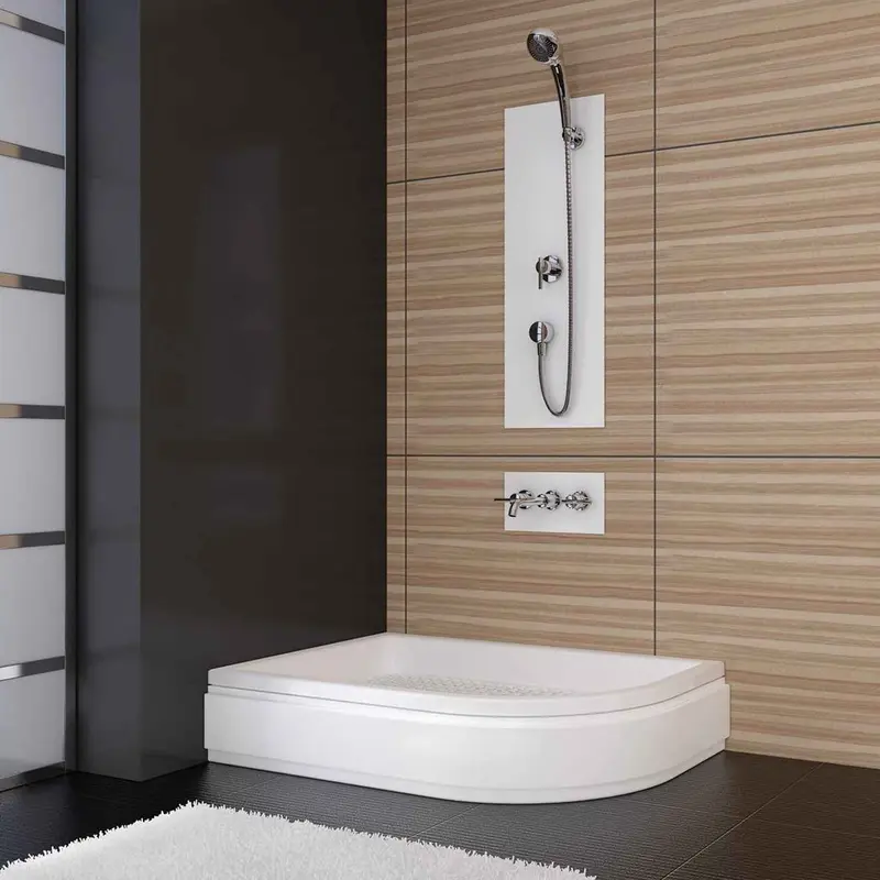 Sırduş 100x80x16 Asimetrik Sağ Duş Teknesi