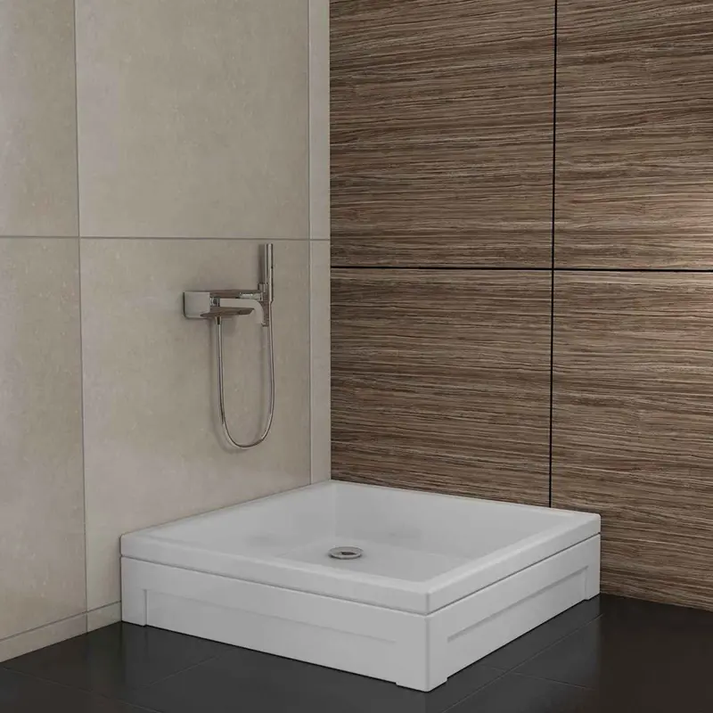 Sırduş 120x100x16 Kare Panelli Duş Teknesi